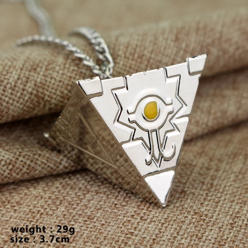 Anime Yu-Gi-Oh Necklace Yugi Muto Big Size 3D Shape Custom Zinc Alloy Electroplated Pendant