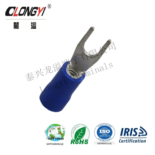 Ring Insulated Terminals, PVC Insulated, T2 Copper, Tin Plating