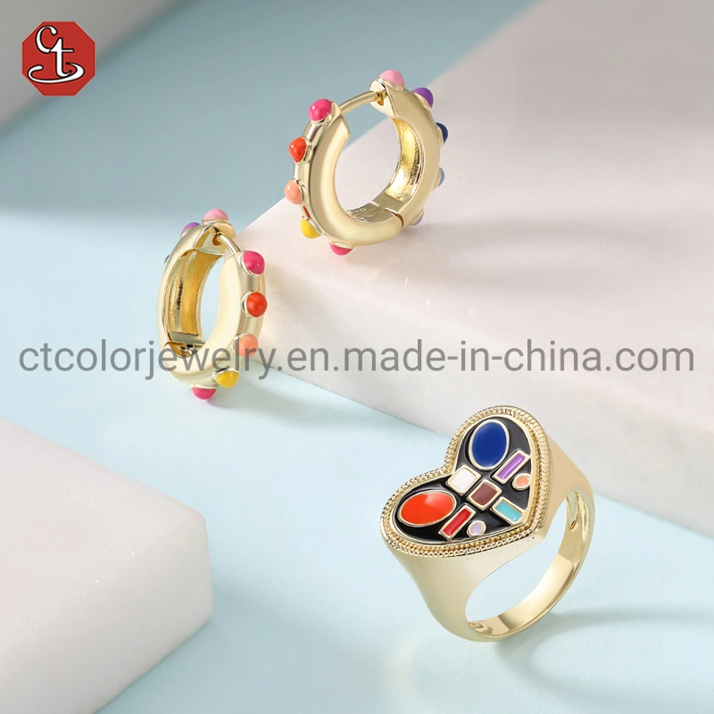 New Special Design Gold Plating Ring Fashion 925 Sterling Silver jewelry